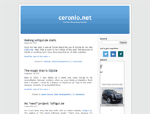 Tablet Screenshot of ceronio.net